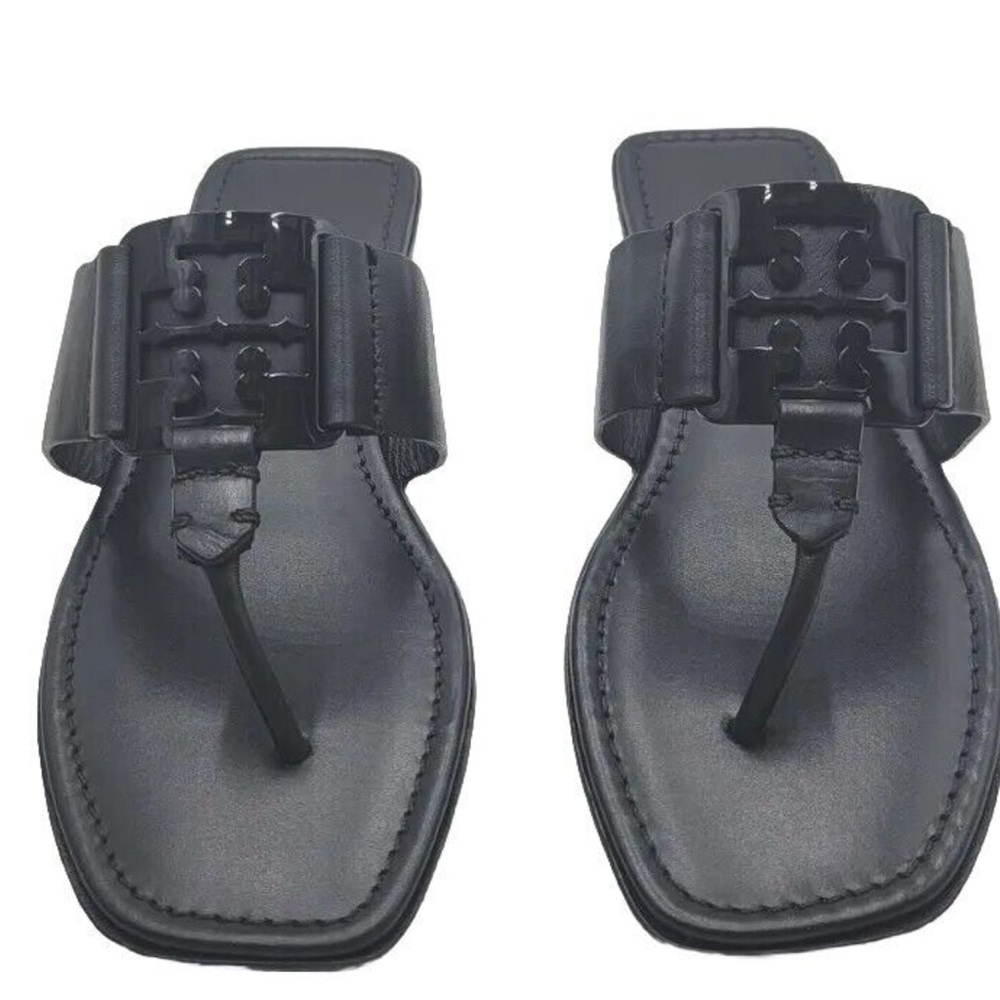 TORY BURCH GEORGIA SANDAL CALF LEATHER SIZE 8 WOMEN US
